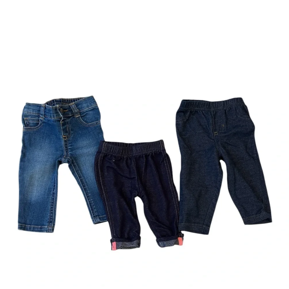 Bundle of 3-6M Girl Jeans